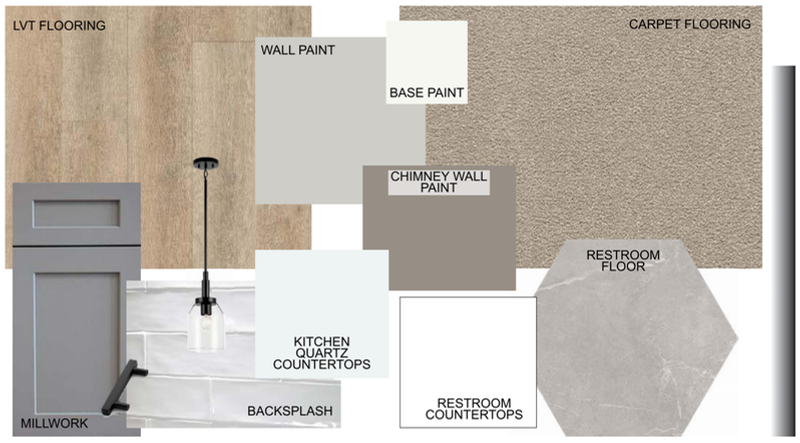 Classic Light And Modern Interior Finish Package Kennedale Oaks Townhomes