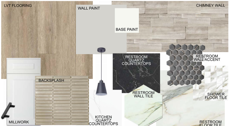 Urban Contrast Interior Finish Package Kennedale Oaks Townhomes